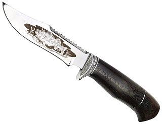 Нож Ладья Рыбак НТ-1 Р 65х13 рисунок венге - фото 4