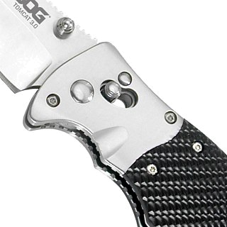 Нож SOG TomCat III складной сталь VG-10 рукоять кратон - фото 4