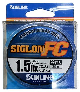 Леска Sunline Siglon FC 2020 30м 0,3/0,100мм - фото 1