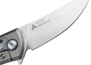 Нож SRM 7415-tz сталь 154CM рукоять TC4 Titanium - фото 2