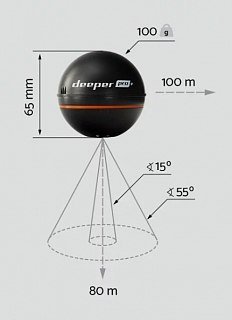 Эхолот Deeper Smart Sonar Pro+ - фото 4