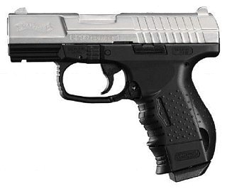 Пистолет Umarex Walther Compact CP 99 никель пластик - фото 3