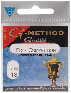 Крючок Gamakatsu G-Method pole comp nickel №18