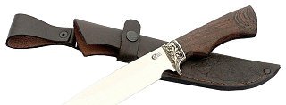 Нож ИП Семин Лорд кованая сталь 95х18 венге литье - фото 1