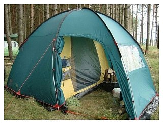 Палатка Tramp Bell 4 зеленый - фото 3