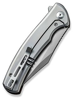 Нож Civivi Sinisys Flipper Knife Micarta With Steel Lock Side Handle (3.7" 14C28 - фото 6