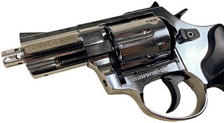 Револьвер Курс-С Таурус-S 10ТК сигнальный 2,5" 5,5мм хром - фото 4