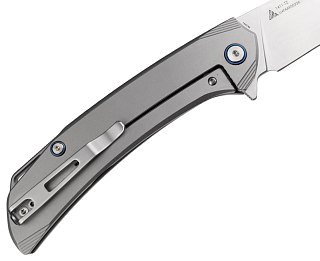 Нож SRM 1411-TZ сталь 154CM рукоять TC4 Titanium - фото 3