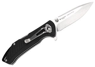 Нож Sanrenmu 7089SUX-PH-T3 складной сталь 12C27 Matte mirror black PA66 GF