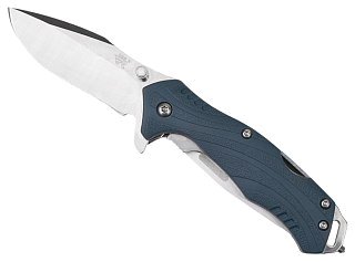 Нож Sanrenmu 7098LUE-PI-T5 складной сталь 12C27 Mirror grey PA66 GF - фото 3