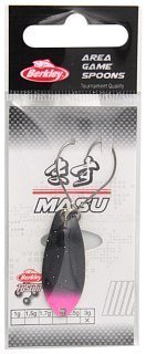 Блесна Berkley Ags Masu 3гр Fuschia Tip/Black/Pink Splat/Green