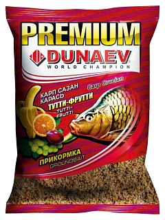 Прикормка Dunaev-Premium 1кг карп-сазан тутти-фрутти