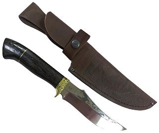 Нож Ладья Клык-2 НТ-27 Р 95х18 рис.венге - фото 1