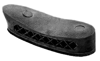 Тыльник Hiviz для приклада 28мм вогнутый вентилируемый черный