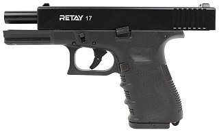 Пистолет Retay 17 Glok 9мм РАК охолощенный чёрный - фото 2