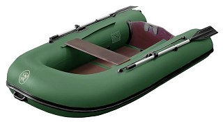 Лодка Boat Master BM 250T надувная зеленая - фото 1