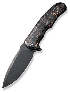 Нож Civivi Praxis Flipper Knife Carbon Fiber And Resin Handle (3.75" 9Cr18MoV) - фото 2