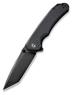 Нож Civivi Brazen Flipper And Thumb Stud Knife G10 Handle (3.46" D2 Blade) black - фото 3