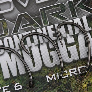 Крючки Gardner Covert dark continental mugga barbed №8 - фото 3
