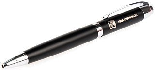 Ручка шариковая КК Хромированная ракета черная - фото 1