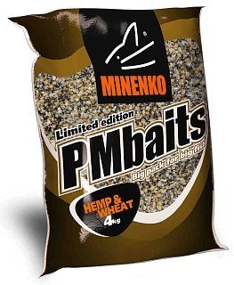 Прикормка MINENKO PMbaits big pack ready to use crushed hemp& wheat natural - фото 1