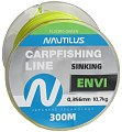 Леска Nautilus Envi Fluoro green 300м 0,356мм 10,7кг 