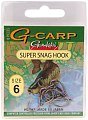 Крючок Gamakatsu G-Carp super snag Hook black №6 уп.10шт
