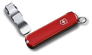 Нож Victorinox Nail Clip 582 65мм 4 функции красный - фото 1