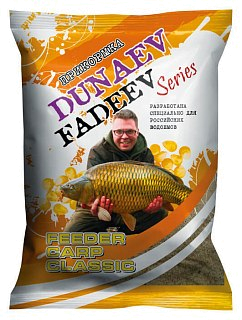 Прикормка Dunaev-Fadeev 1кг feeder method carp classic