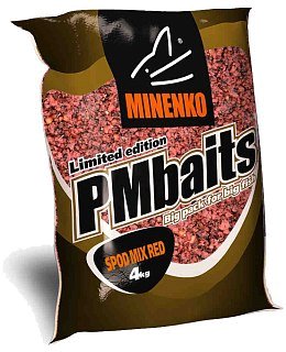 Прикормка MINENKO PMbaits big pack ready to use crushed spod mix red - фото 1