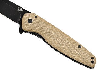 Нож Ontario Shikra складной сталь AUS8 рукоять микарта/титан - фото 5