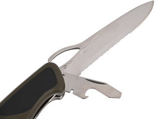 Нож Victorinox RangerGrip 179 130мм 12 функций черно-зеленый - фото 6