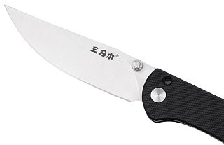 Нож Sanrenmu 9165 складной сталь 12C27 brush black G10 - фото 7
