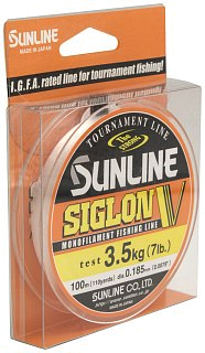 Леска Sunline Siglon V clear 100м 0,185мм 3,5кг