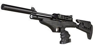 Пистолет Hatsan AT-P1 PCP боковой рычаг пластик - фото 2