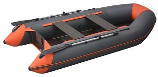 Лодка Flinc FT290K надувная графитово-оранжевый - фото 2