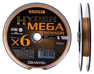 Шнур Daiwa UVF Hyper mega sensor 100м 0,8