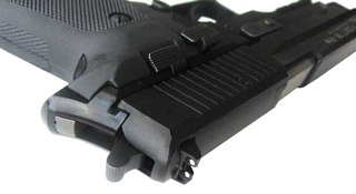 Пистолет Техкрим Р226Т ТК-Pro 10х28 SIG-Sauer черный оксид ОООП - фото 7