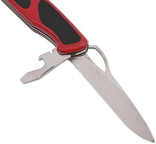 Нож Victorinox RangerGrip 61 130мм красно-черный - фото 4