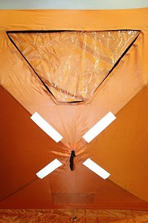 Палатка Woodland Ice fish 2 165х165х185см оранжевый - фото 7