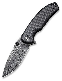 Нож Civivi Pintail Flipper And Thumb Stud Knife Carbon Fiber Overlay On G10 Hand - фото 2
