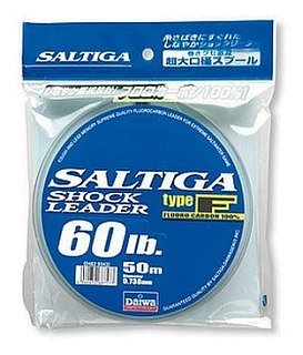 Поводочный материал Daiwa saltiga fluorocarbon shock leader 50м 0,80мм