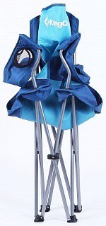 Кресло King Camp Arms Chair складное сталь 84х50х93 синий - фото 4