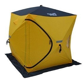 Палатка Helios Extreme куб 1.5х1.5 зимняя желтый/черный