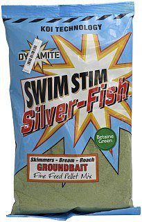 Прикормка Dynamite Baits Swim Stim Commercial Groundbait Silver Fish green 900г