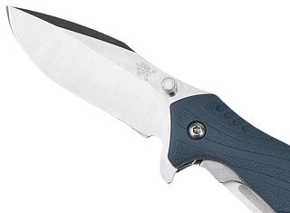 Нож Sanrenmu 7098LUE-PI-T5 складной сталь 12C27 Mirror grey PA66 GF - фото 7