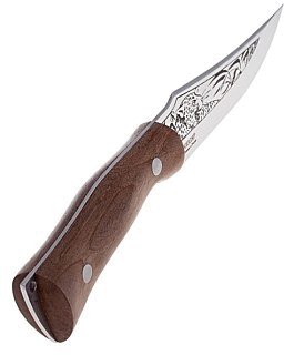 Нож Кизляр Клык-2 туристический рукоять кавказ. орех - фото 2