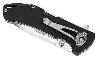 Нож Sanrenmu 7089SUX-PH-T3 складной сталь 12C27 Matte mirror black PA66 GF - фото 8