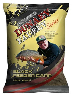 Прикормка Dunaev-Fadeev 1кг feeder method carp black