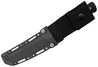 Нож Cold Steel Recon Tanto фиксированный клинок сталь SK-5 чёрное покрытие Black - фото 8